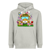 Moon Dust Easter School Bus Heavyweight Hoodie - CowhideDigitalArt