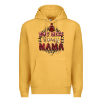 Mustard Hot mess express mama Mother's Day Premium Hoodie - FaDigitalArtStudio