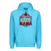Ocean Blue Hot mess express mama Mother's Day Premium Hoodie - FaDigitalArtStudio