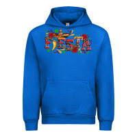 Cobalt fieasta with sombrero rose and pepper Urban Hoodie - Artiststas