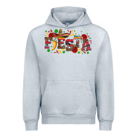 Heather Grey fieasta with sombrero rose and pepper Urban Hoodie - Artiststas