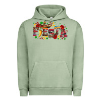 Pigment Oil Green fieasta with sombrero rose and pepper Urban Hoodie - Artiststas