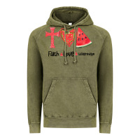 Vintage Olive Faith Love Watermelon Vintage Hoodie - Bettercallsaul