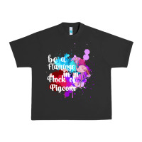 Pigment Black Be a Flamingo in a Flock of Pigeons Urban Heavy Tee - Bettercallsaul