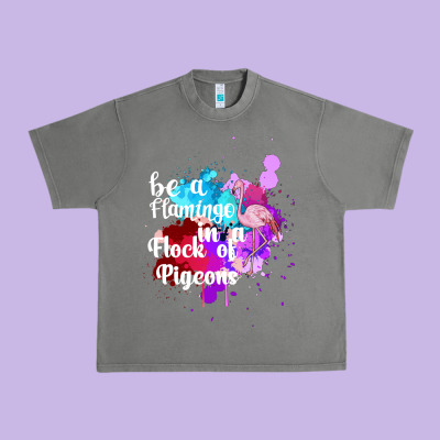 Be A Flamingo In A Flock Of Pigeons Urban Heavy Tee Designed By Bettercallsaul