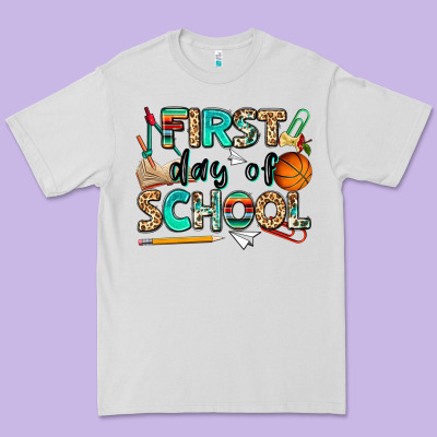 First Day Of School Premium Tee Designed By Nancycooperartshop