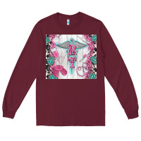 Burgundy rt Long Sleeve Tee - TumblerDesignByShophia