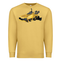 Antique Gold Asphalt Paver Premium Sweatshirt - LillyAllenDesigns
