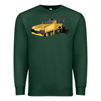 Sports Green Asphalt Paver Premium Sweatshirt - LillyAllenDesigns