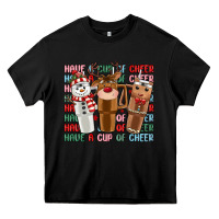 Black have a cup of cheer Heavy Core Tee - MaliasSmallBusiness