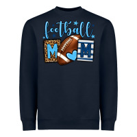 Navy Football mom blue team color  mother's day Heavyweight Sweatshirt - HowdyJamesFarm