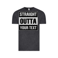 Vintage Black Straight Outta Your Text Vintage Tee - Bettercallsaul