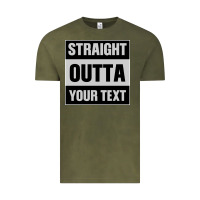 Vintage Olive Straight Outta Your Text Vintage Tee - Bettercallsaul