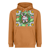 Meerkat Easter Bunny Heavyweight Hoodie - CowhideDigitalArt