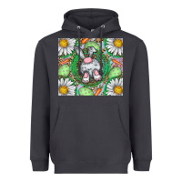 Smoke Easter Bunny Heavyweight Hoodie - CowhideDigitalArt