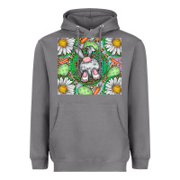 Storm Easter Bunny Heavyweight Hoodie - CowhideDigitalArt