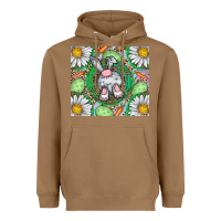 Toasted Coconut Easter Bunny Heavyweight Hoodie - CowhideDigitalArt