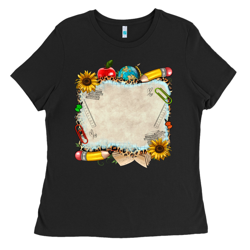School Your Text Here Ladies Tee by NancyCooperArtShop | Teevron