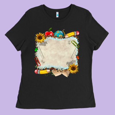 School Your Text Here Ladies Tee Designed By Nancycooperartshop