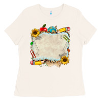 Bone school your text here Ladies Tee - NancyCooperArtShop