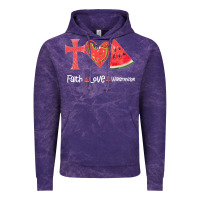 Cloud Purple Faith Love Watermelon Vintage Hoodie - Bettercallsaul