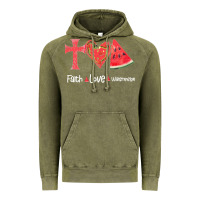 Vintage Olive Faith Love Watermelon Vintage Hoodie - Bettercallsaul