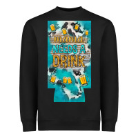 Black Mama needs a drink slim can cooler mother's day Heavyweight Sweatshirt - HowdyJamesFarm
