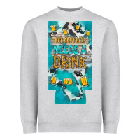 Heather Grey Mama needs a drink slim can cooler mother's day Heavyweight Sweatshirt - HowdyJamesFarm