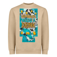Mushroom Mama needs a drink slim can cooler mother's day Heavyweight Sweatshirt - HowdyJamesFarm