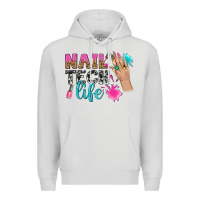 Dove Grey nail tech life bbs Premium Hoodie - BundleAndBundleShop