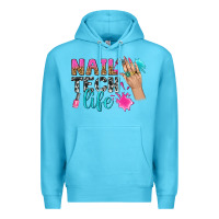 Ocean Blue nail tech life bbs Premium Hoodie - BundleAndBundleShop