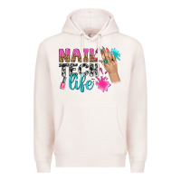 Pale Pink nail tech life bbs Premium Hoodie - BundleAndBundleShop
