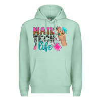 Seafoam nail tech life bbs Premium Hoodie - BundleAndBundleShop