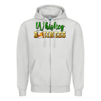Dove Grey whiskey business Zipper Hoodie - FaDigitalArtStudio