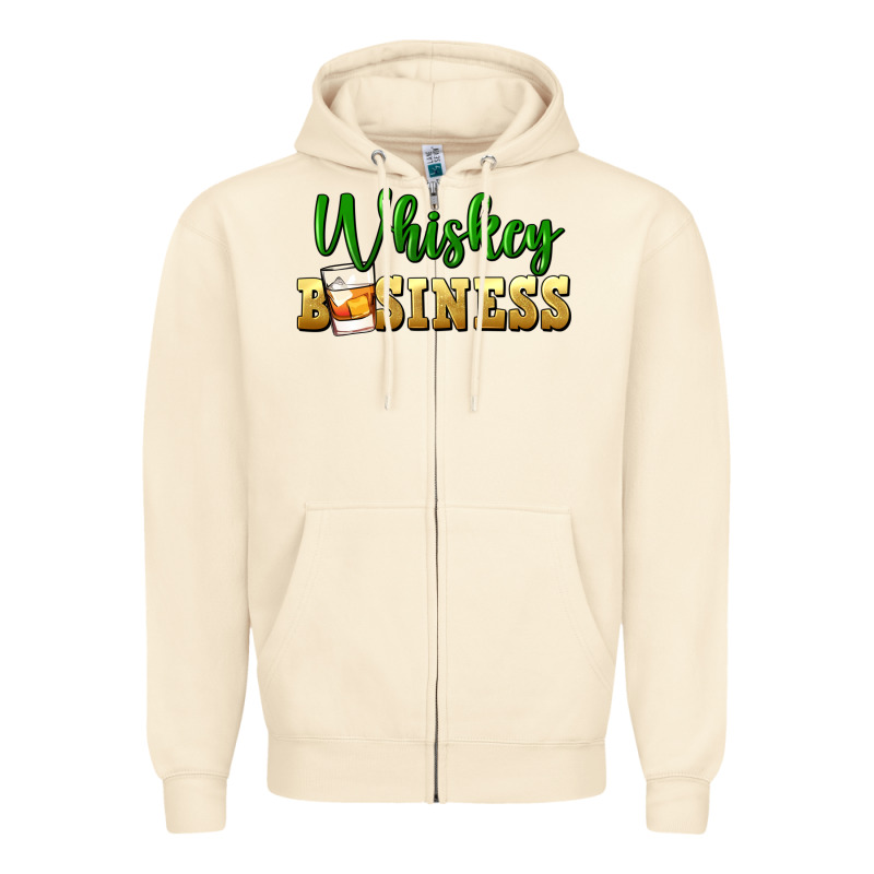 Whiskey Business Zipper Hoodie by FaDigitalArtStudio | Teevron