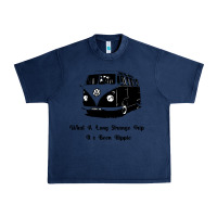 Navy What A Long Strange Trip It s Been Hippie Urban Heavy Tee - Bettercallsaul