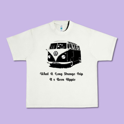 What A Long Strange Trip It S Been Hippie Urban Heavy Tee Designed By Bettercallsaul