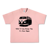 Salmon What A Long Strange Trip It s Been Hippie Urban Heavy Tee - Bettercallsaul