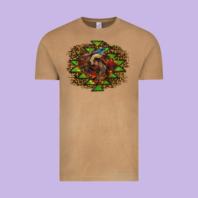 Christmas Rodeo Vintage Tee Designed By Ranaportraitstore