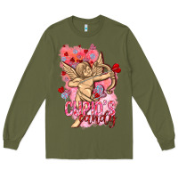 Army Green Cupids candy with candies Valentine's Day Long Sleeve Tee - HowdyJamesFarm