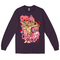 Plum Cupids candy with candies Valentine's Day Long Sleeve Tee - HowdyJamesFarm