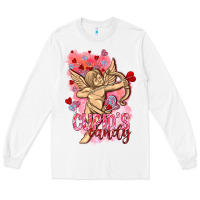 White Cupids candy with candies Valentine's Day Long Sleeve Tee - HowdyJamesFarm