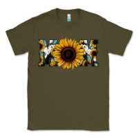 Army Green Sunflower Turquoise Cowhide Mom Classic Tee - Bettercallsaul