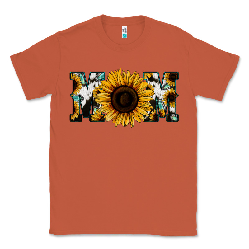 Sunflower Turquoise Cowhide Mom Classic Tee by Bettercallsaul | Teevron