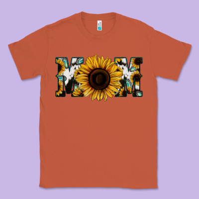 Sunflower Turquoise Cowhide Mom Classic Tee Designed By Bettercallsaul