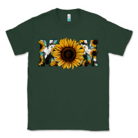 Sports Green Sunflower Turquoise Cowhide Mom Classic Tee - Bettercallsaul