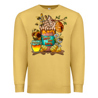 Antique Gold Than Honey Premium Sweatshirt - CowhideDigitalArt