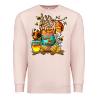 Pale Pink Than Honey Premium Sweatshirt - CowhideDigitalArt