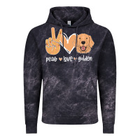 Cloud Black Peace Love Golden Vintage Hoodie - Bettercallsaul