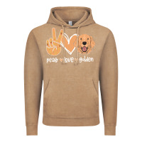 Vintage Coffee Peace Love Golden Vintage Hoodie - Bettercallsaul